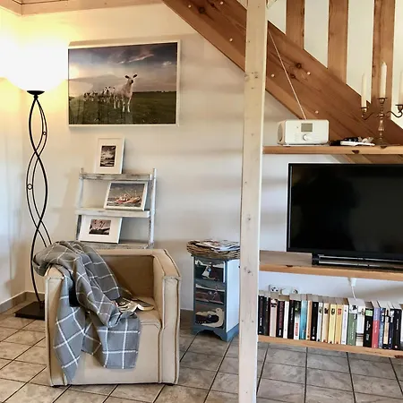 アパート Haubarg Alte Strandvogtei ヴェスターヘーヴァー